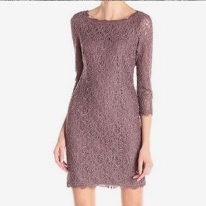 Adrianna Papell Lace Dress3/4 Sleeve NWT Size 12